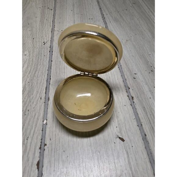 Vintage Alabaster Pocket/Trinket Box Pink Rose Detail Vanity Decor Victorian - Picture 5 of 7